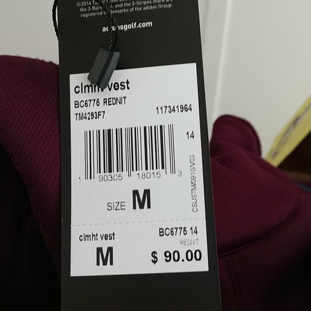 NWT  Unisex Adidas ClimaHeat Vest - Picture 8 of 8